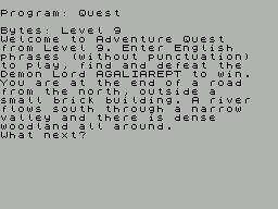 Jewels of Darkness Trilogy II - Adventure Quest (1983)(Level 9 Computing)